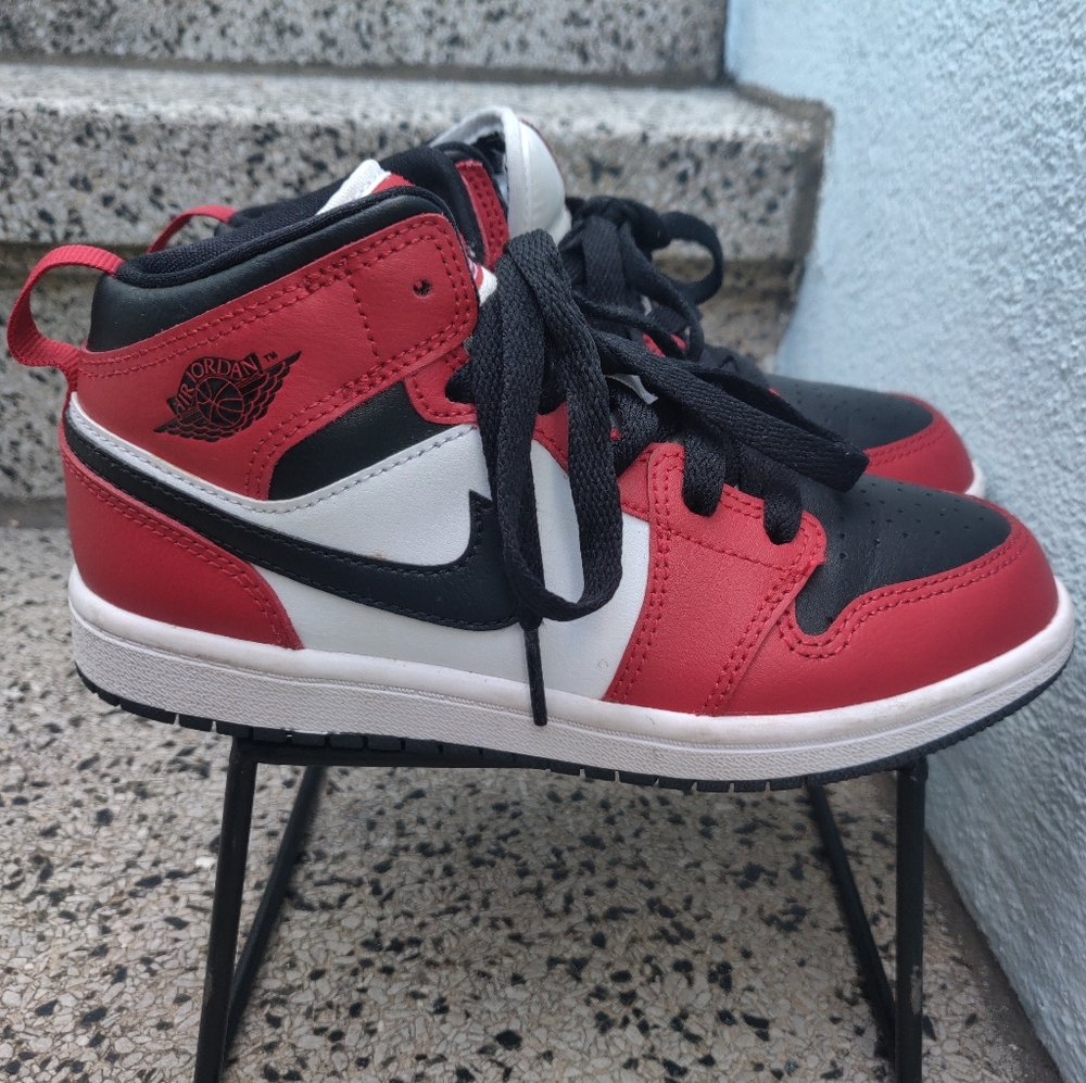 🐺🔥Y1,red and black,kids Jordan 1s🔥🐺